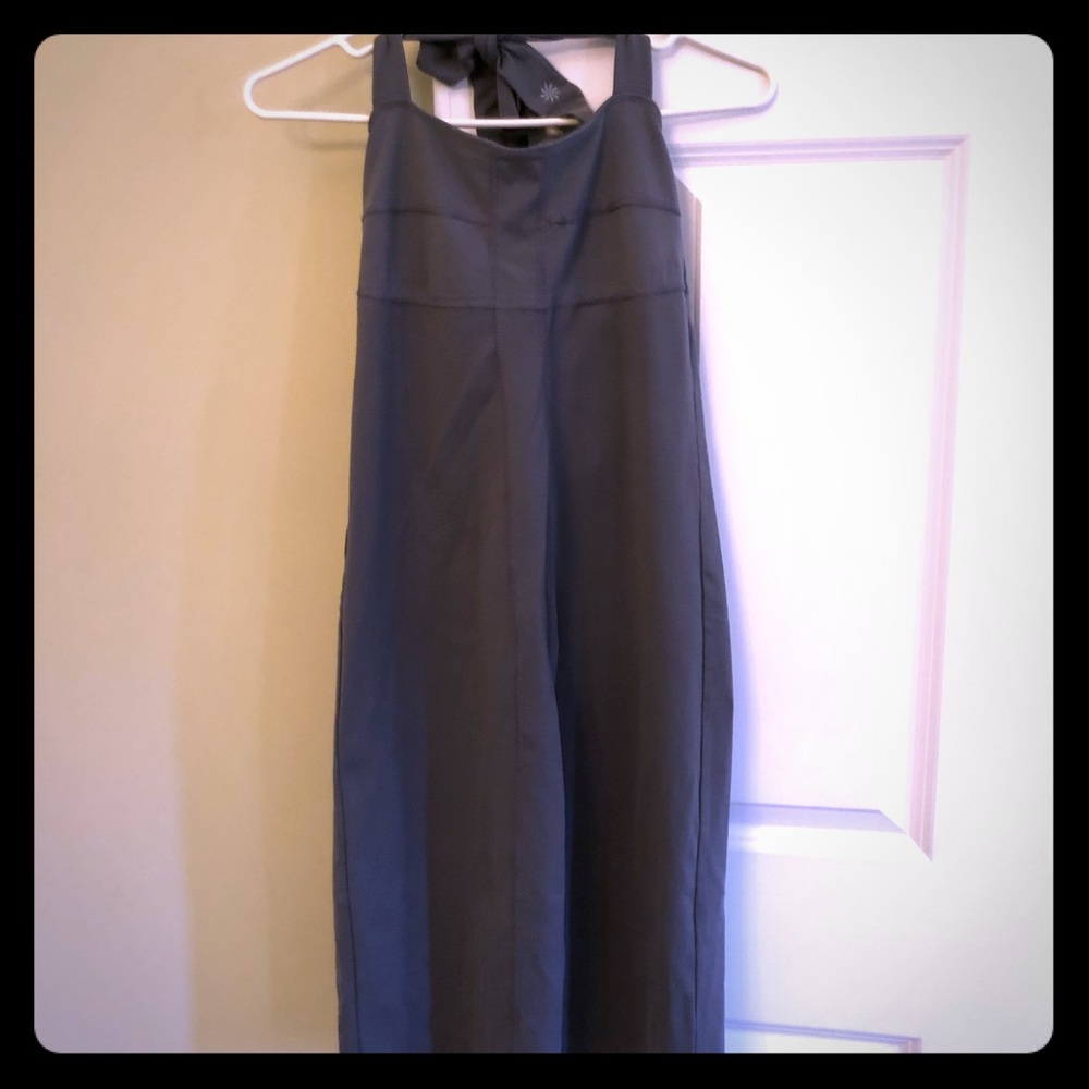 Athleta Olive green halter dress